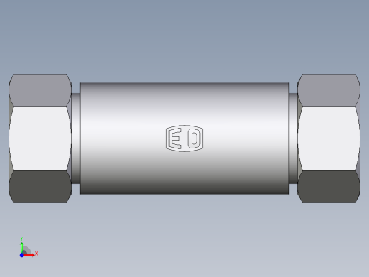卡套式工业通用硬管接头EO_Weld_bulkhead_fitting_ESV18ZL前视缩略图