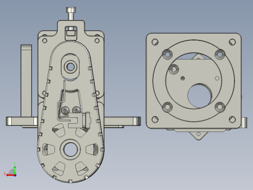 直线模组LHN4006 零部件设计图纸后视缩略图