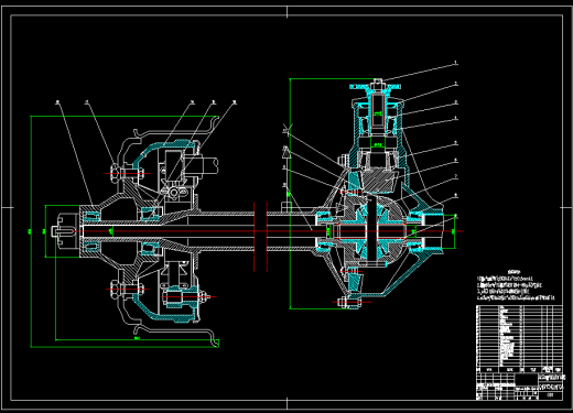 汽车驱动桥 CAD图纸资料 机械设计参考资料设计素材缩略图