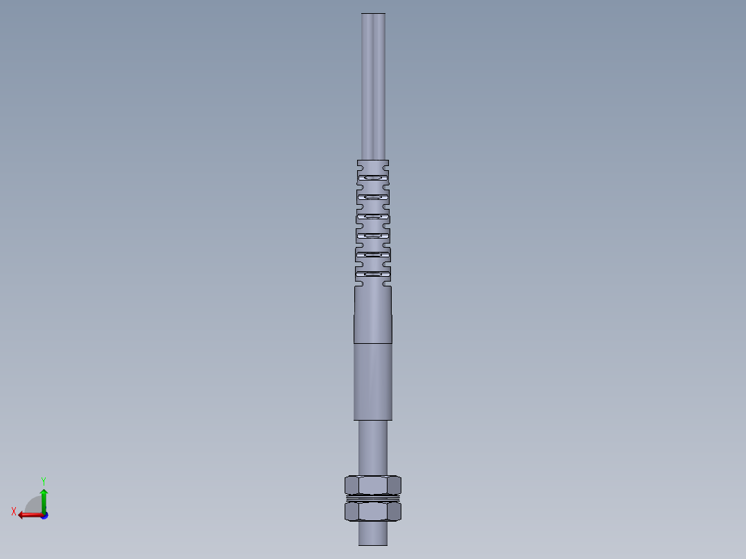 FFRS-310 检测距离30mm 1M线 安装头M3后视图