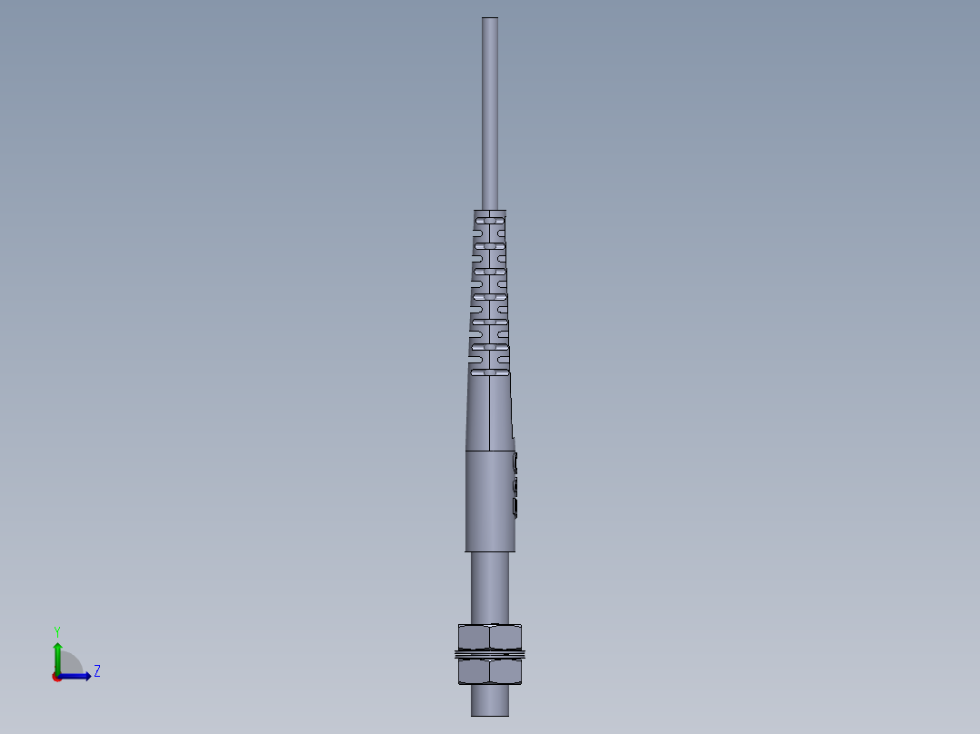 FFRS-310 检测距离30mm 1M线 安装头M3左视图