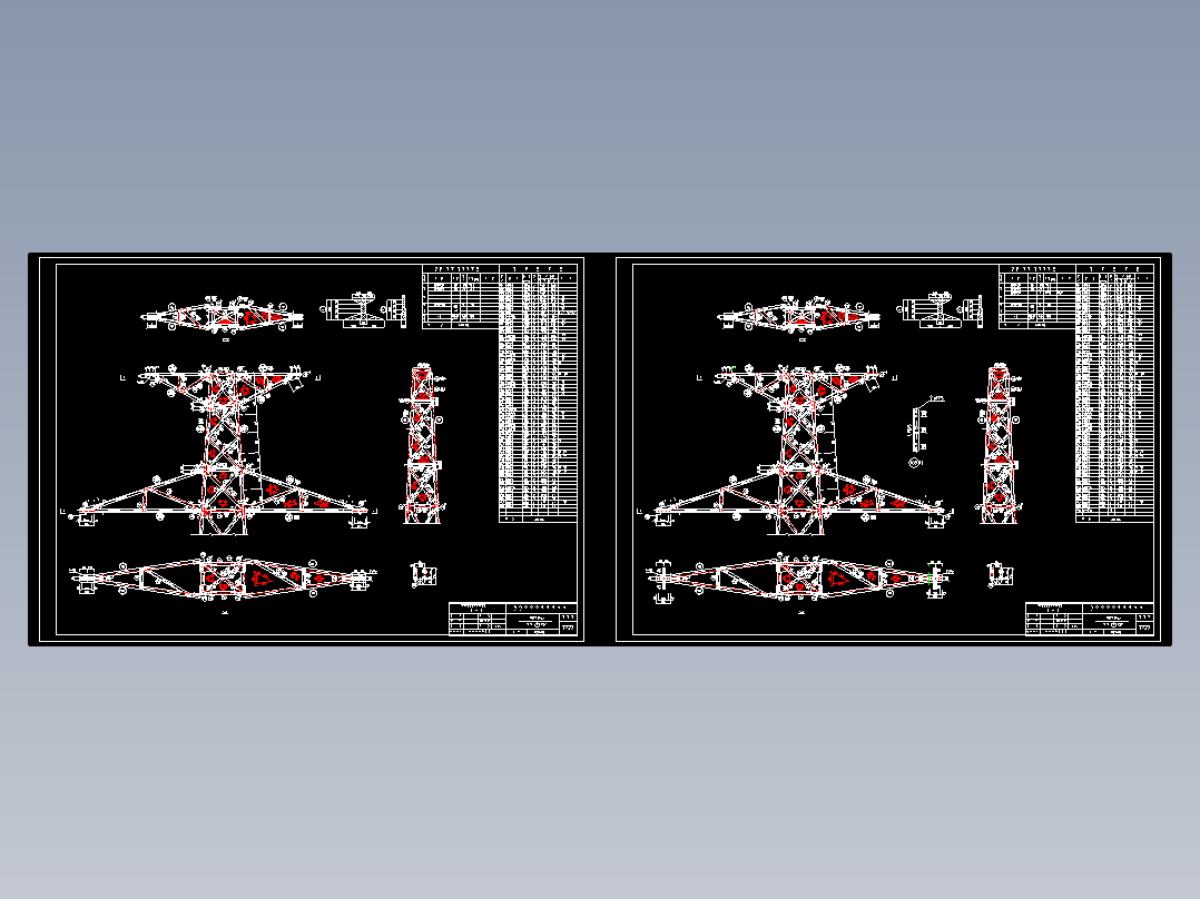 十分齐全的送电线路铁塔通用设计图合集