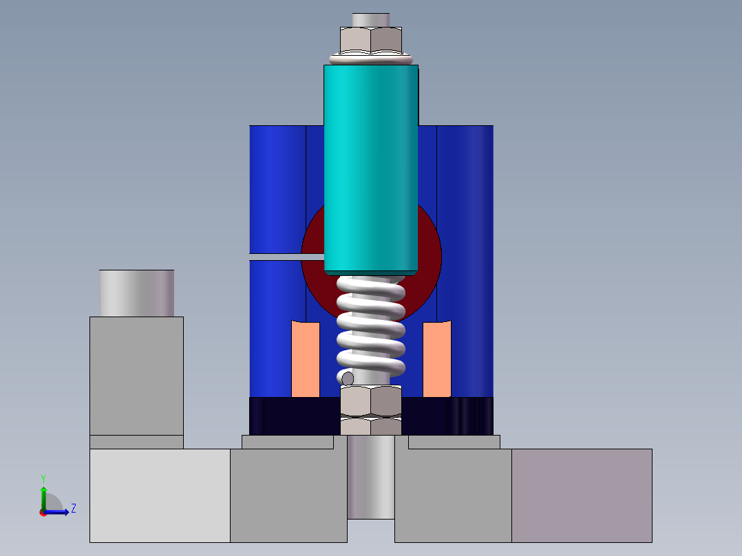 195摇臂轴座铣宽1.5mm槽夹具设计资料含三维+二维CAD+工序卡+说明书左视图