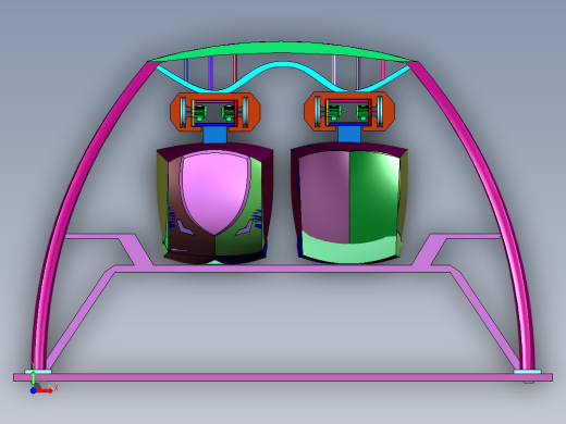 吊挂式轨道车辆用设备前视缩略图