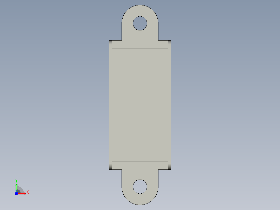 1反射型MA运动传感器 薄型短型 (V型)前视图