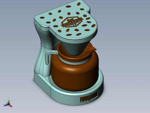 制咖啡机玩具模型