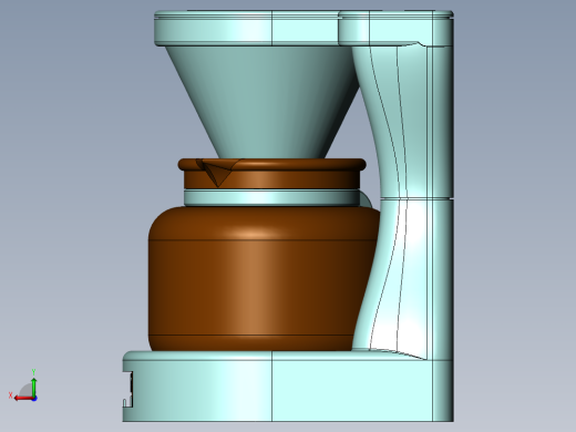 制咖啡机玩具模型后视缩略图