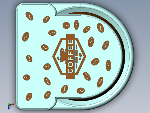 制咖啡机玩具模型俯视缩略图