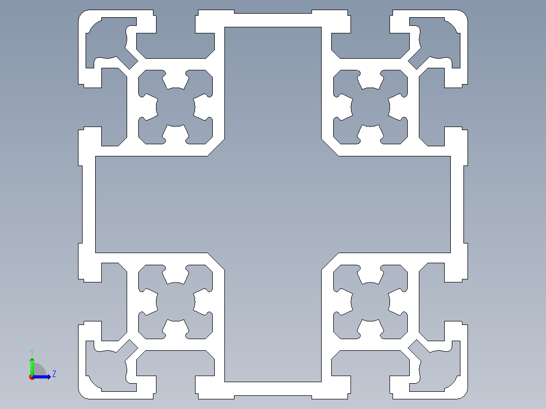 型材-BR 100X100L 3842993171.STEP左视图