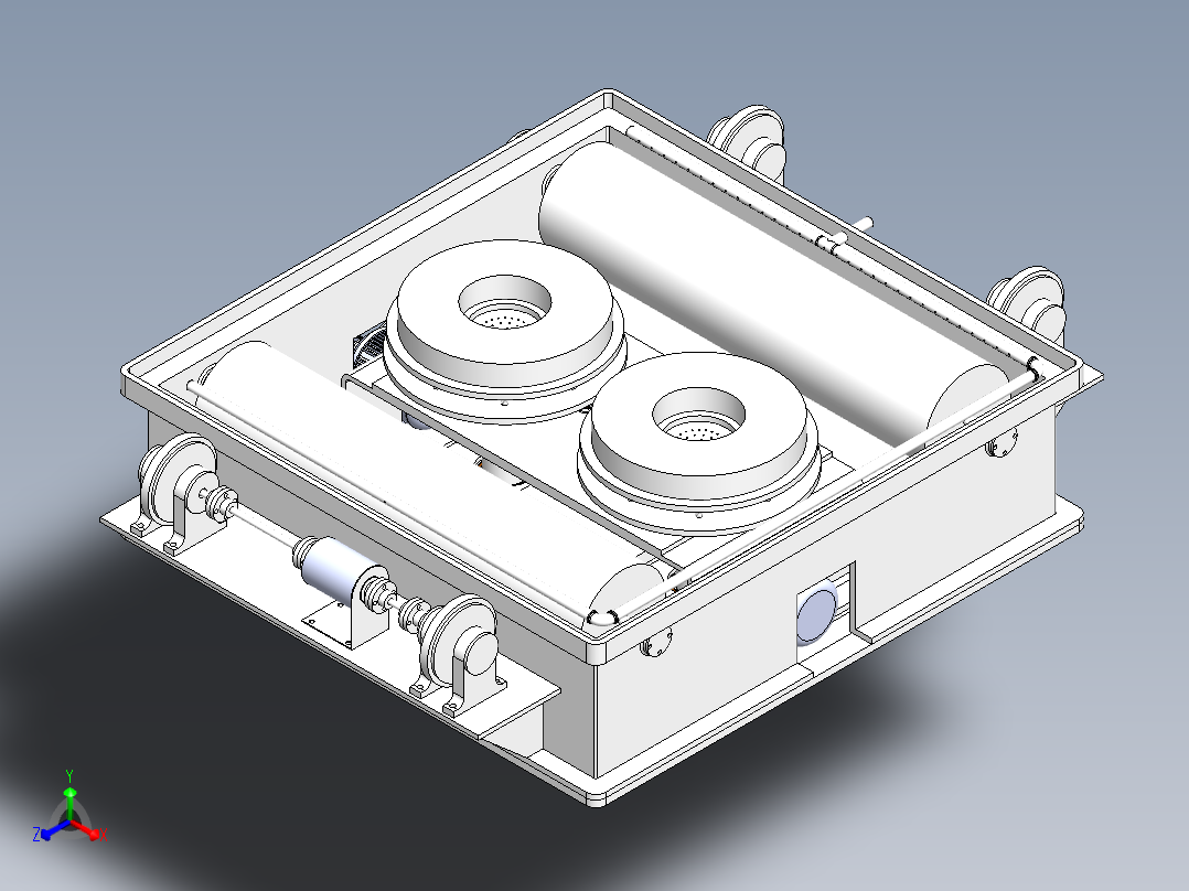 小广告清洗机1正等轴测图