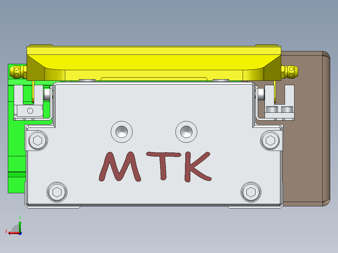 GTA内嵌同步带全封闭GTA12-400W后视图