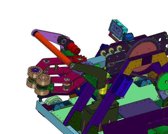 循迹行进自动卸货物小车