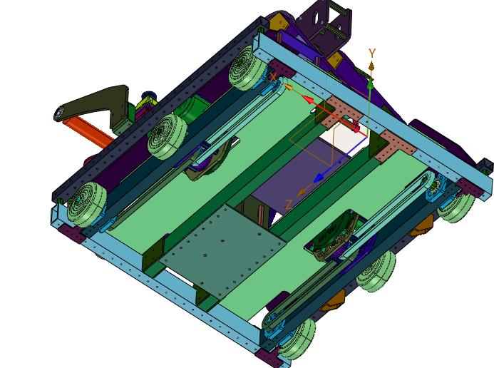 循迹行进自动卸货物小车
