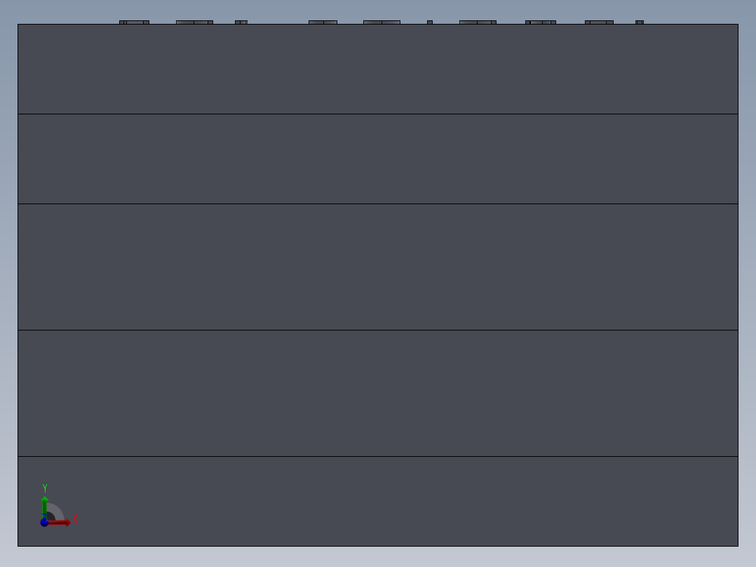 注塑模具前视图