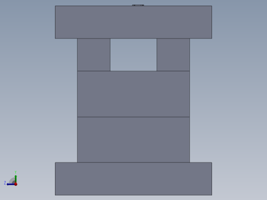 注塑模具右视缩略图