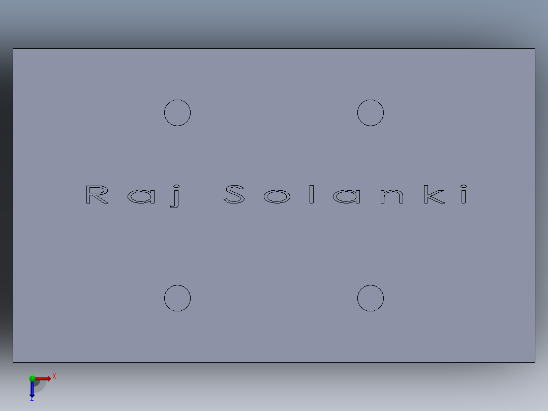 注塑模具俯视图