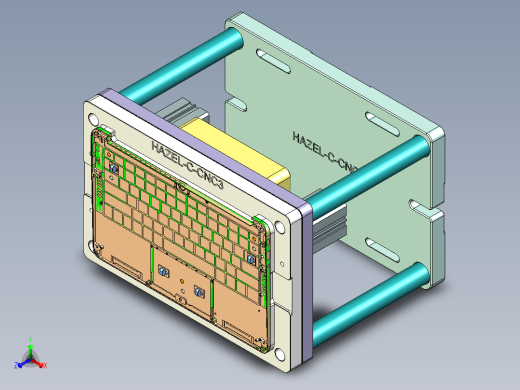 HAZEL-C-笔记本CNC工装夹具三维模型CNC3-0512