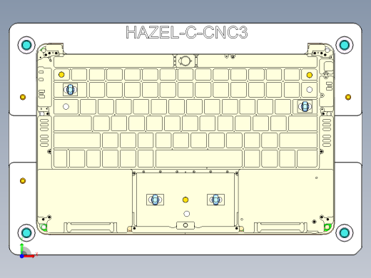 HAZEL-C-笔记本CNC工装夹具三维模型CNC3-0512前视缩略图