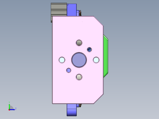 ZAZ00-D-笔记本CNC工装夹具三维模型CNC5-20140329左视缩略图