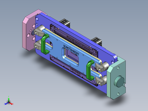 ZAZ00-D-笔记本CNC工装夹具三维模型CNC5-20140329正等轴测缩略图