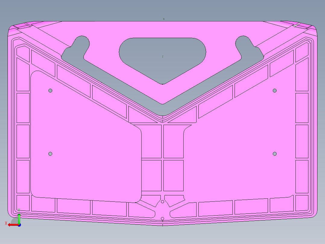 Aw-18-CNC1笔记本CNC工装夹具三维模型-CNC2后视图