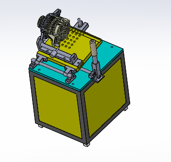 电机加工工装设备sw17可编辑