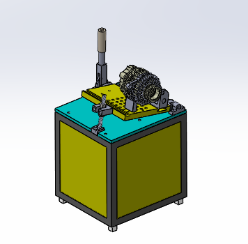 电机加工工装设备sw17可编辑