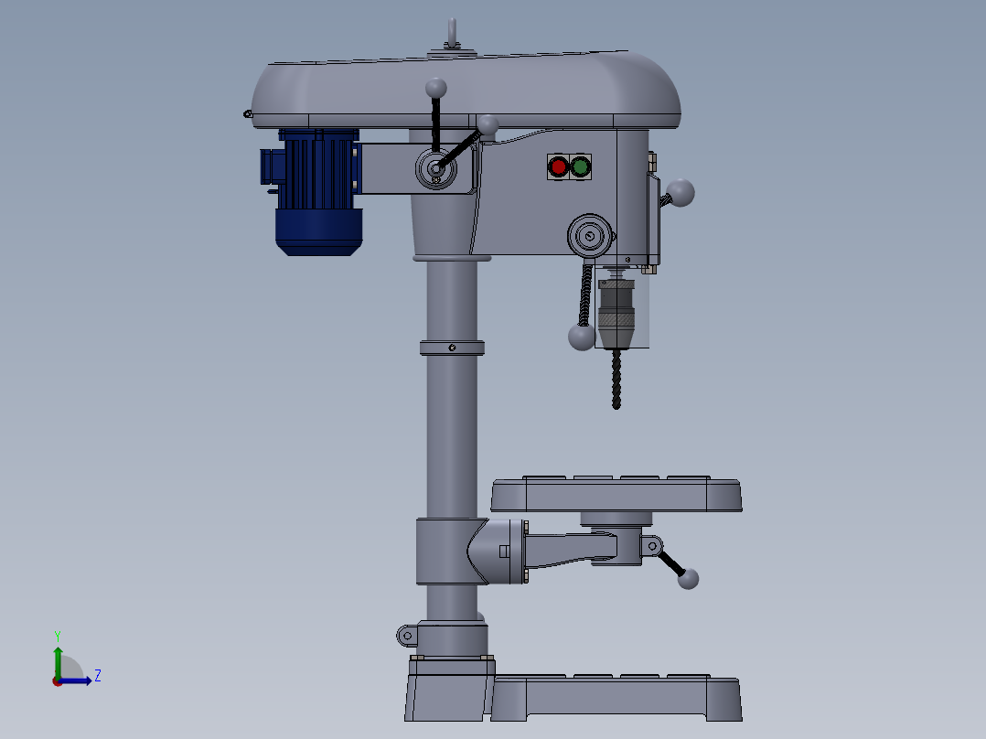 钻台pillar-drill-all-parts左视图