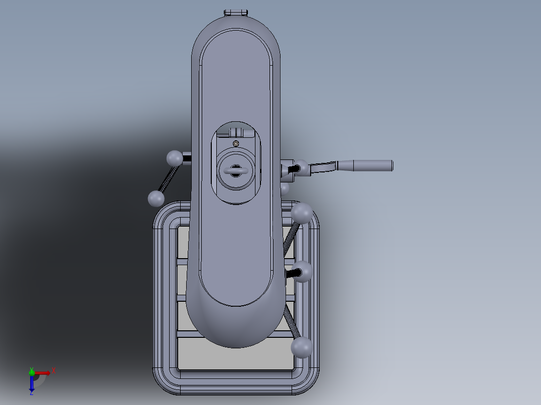钻台pillar-drill-all-parts俯视图