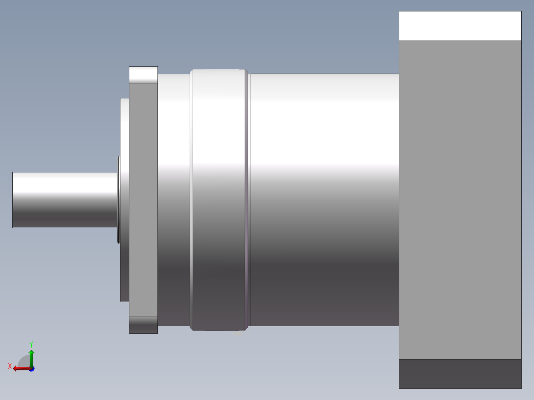 P-40 (附行星减速机）后视图