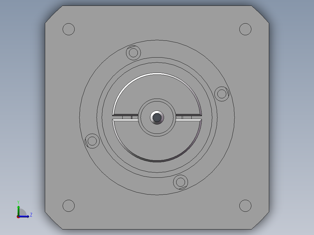 P-40 (附行星减速机）左视图