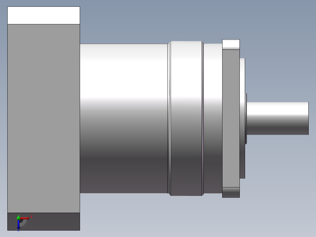 P-40 (附行星减速机）俯视图