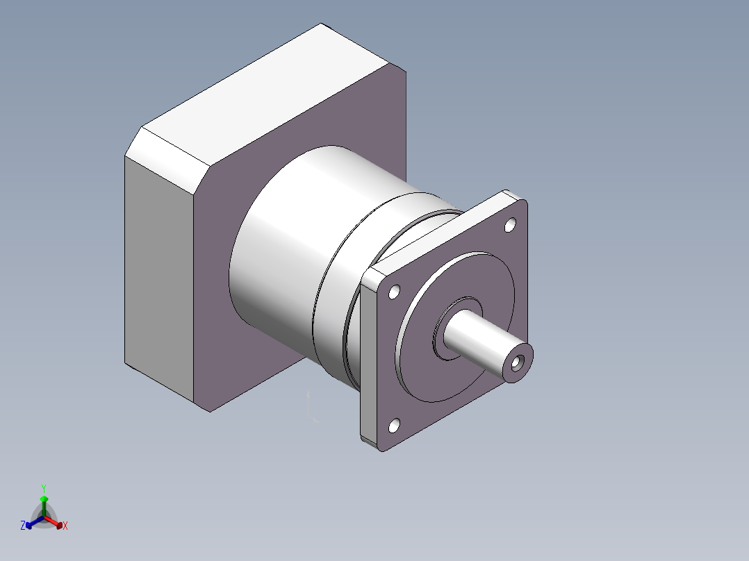 P-40 (附行星减速机）正等轴测图