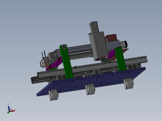 1.05米双轨道输送机构