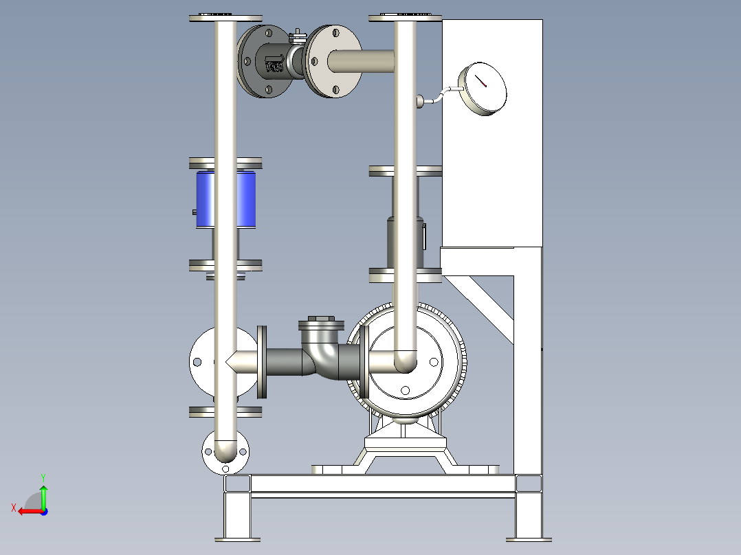 导热油二次循环系统后视图