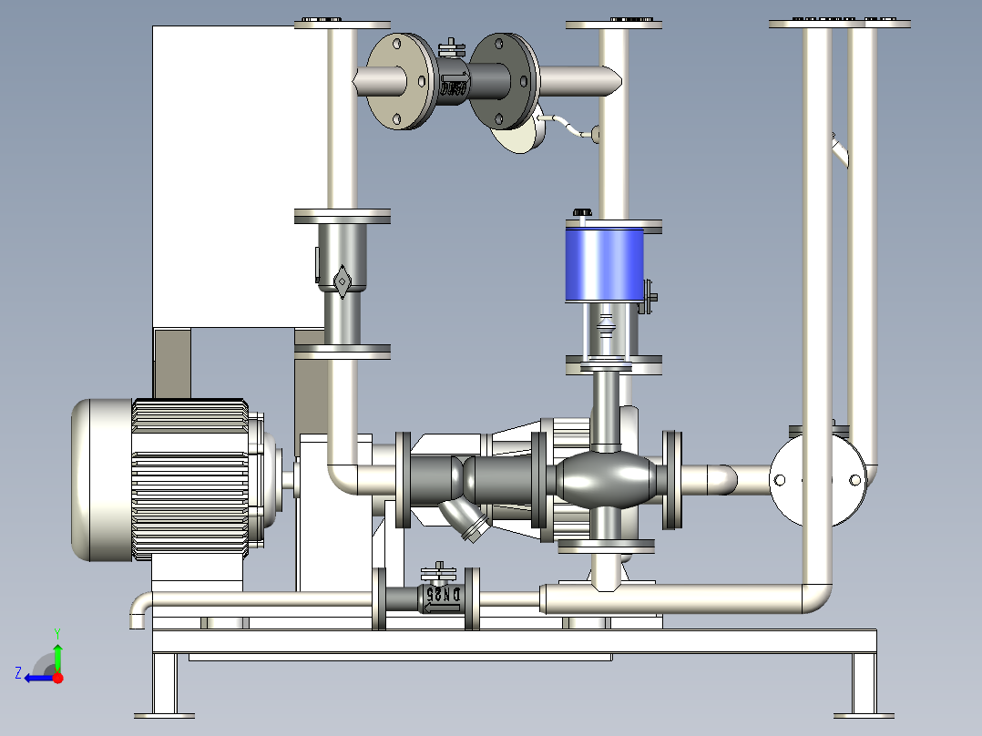 导热油二次循环系统右视图