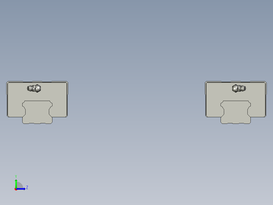 SHS35V2SS67015II滚珠导轨左视图