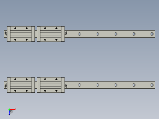 SHS35V2SS67015II滚珠导轨俯视缩略图