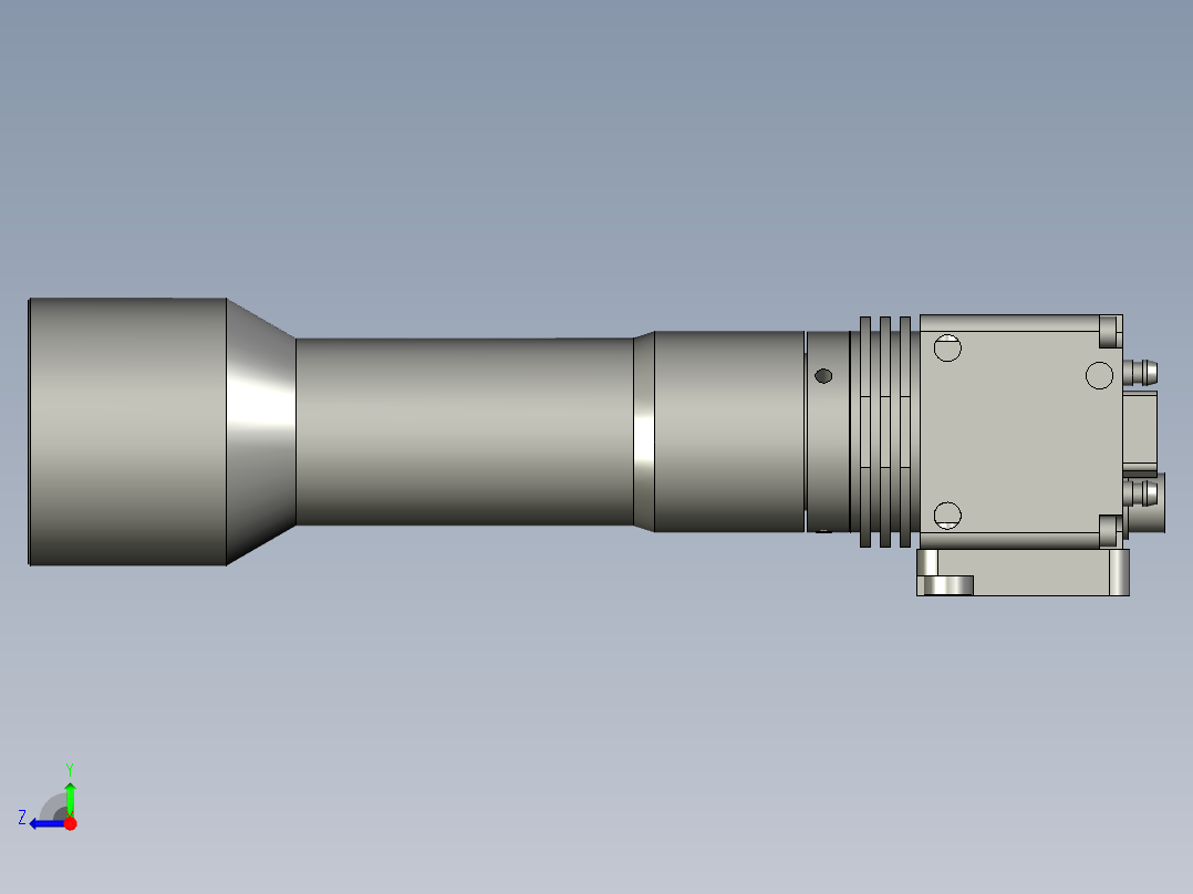 尺寸检测相机+镜头长焦距110mm右视图