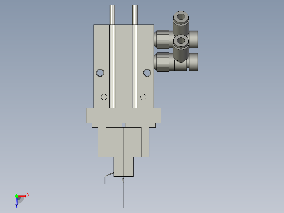 BBBB负极片手爪俯视图