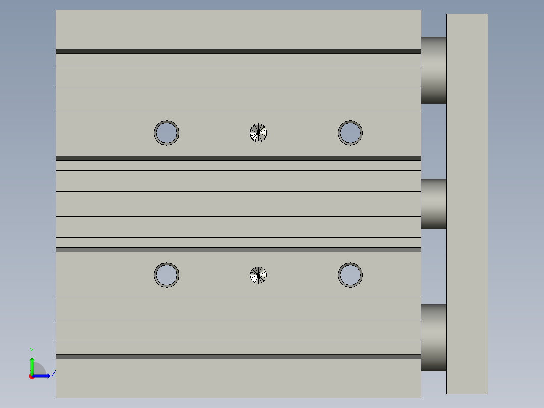 MGPM25-50-M9BL左视图