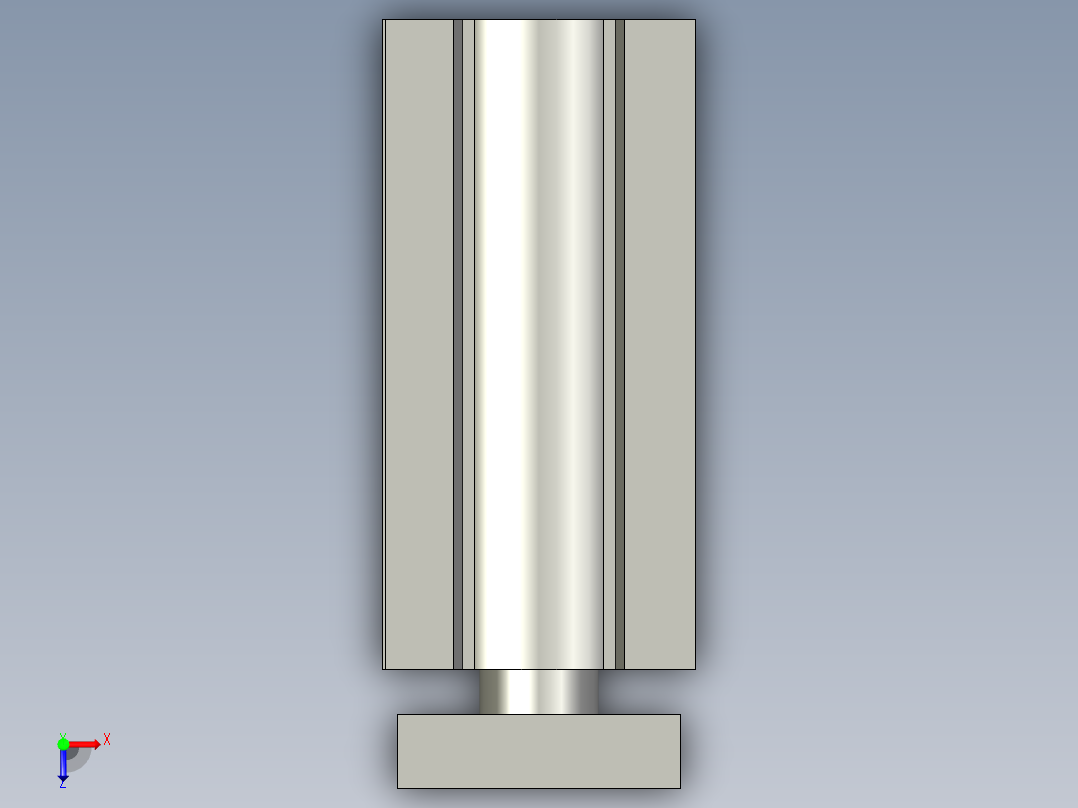 MGPM25-50-M9BL俯视图