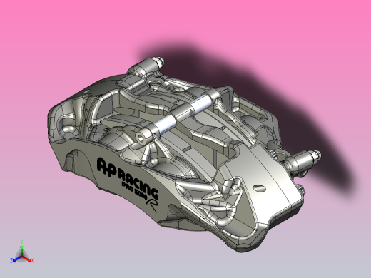 28 刹车系统 (11)正等轴测缩略图