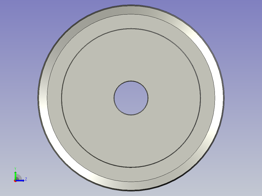 LXYC-BOSSL带凸肩型-同步带轮左视图