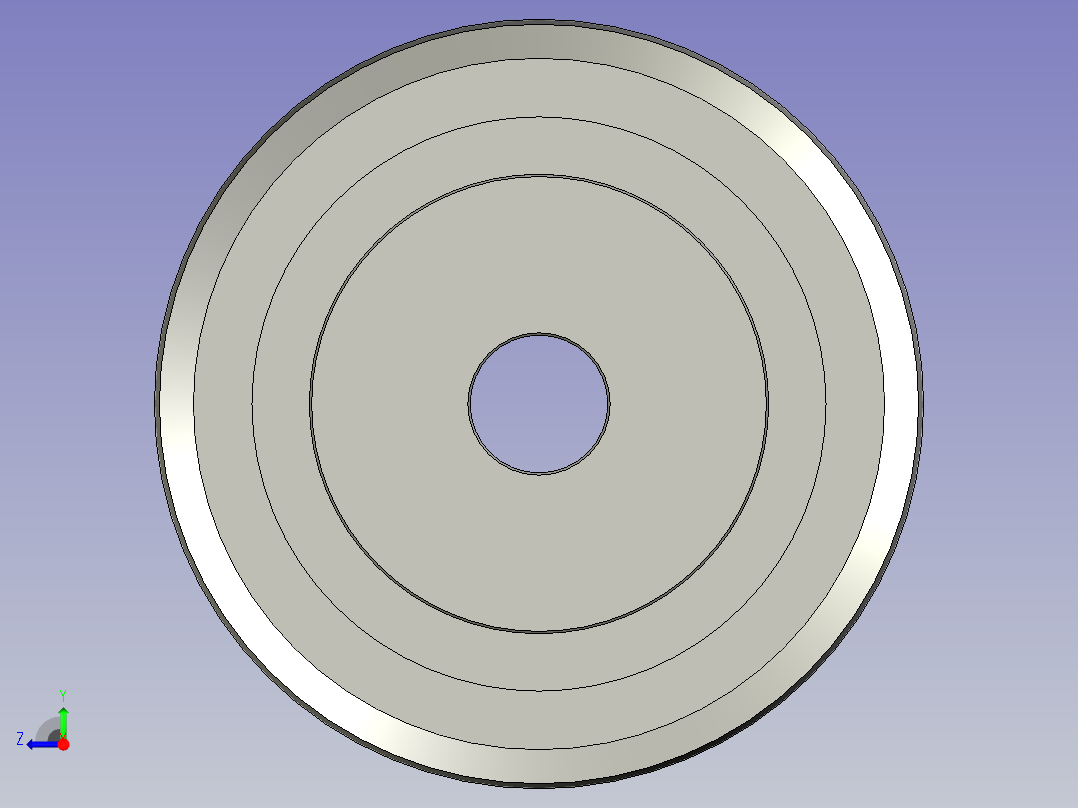 LXYC-BOSSL带凸肩型-同步带轮右视图