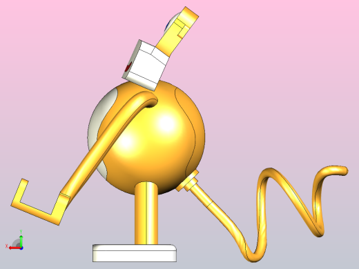 可爱的猴子电话架后视缩略图