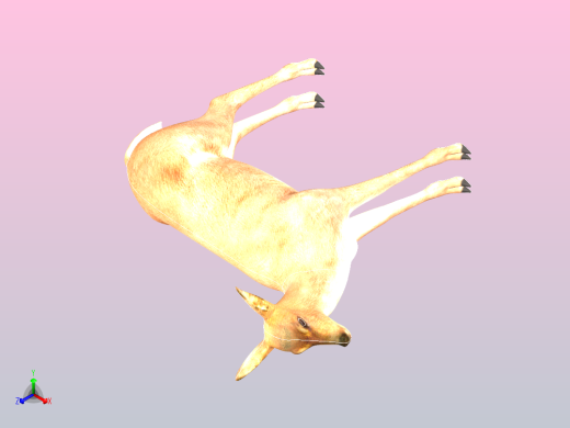 白色麋鹿