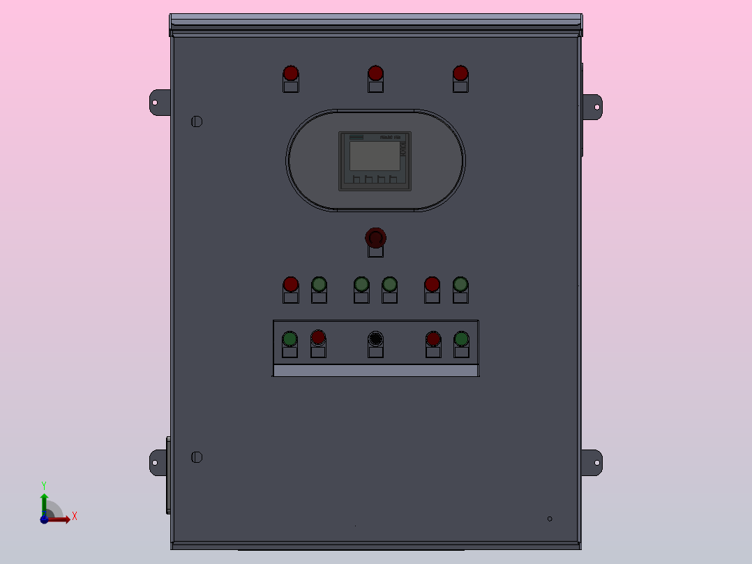 电气面板前视图