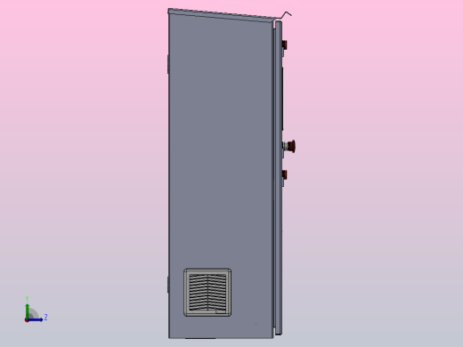 电气面板左视缩略图