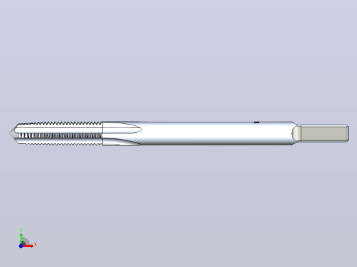 米制标准手动丝锥前视缩略图